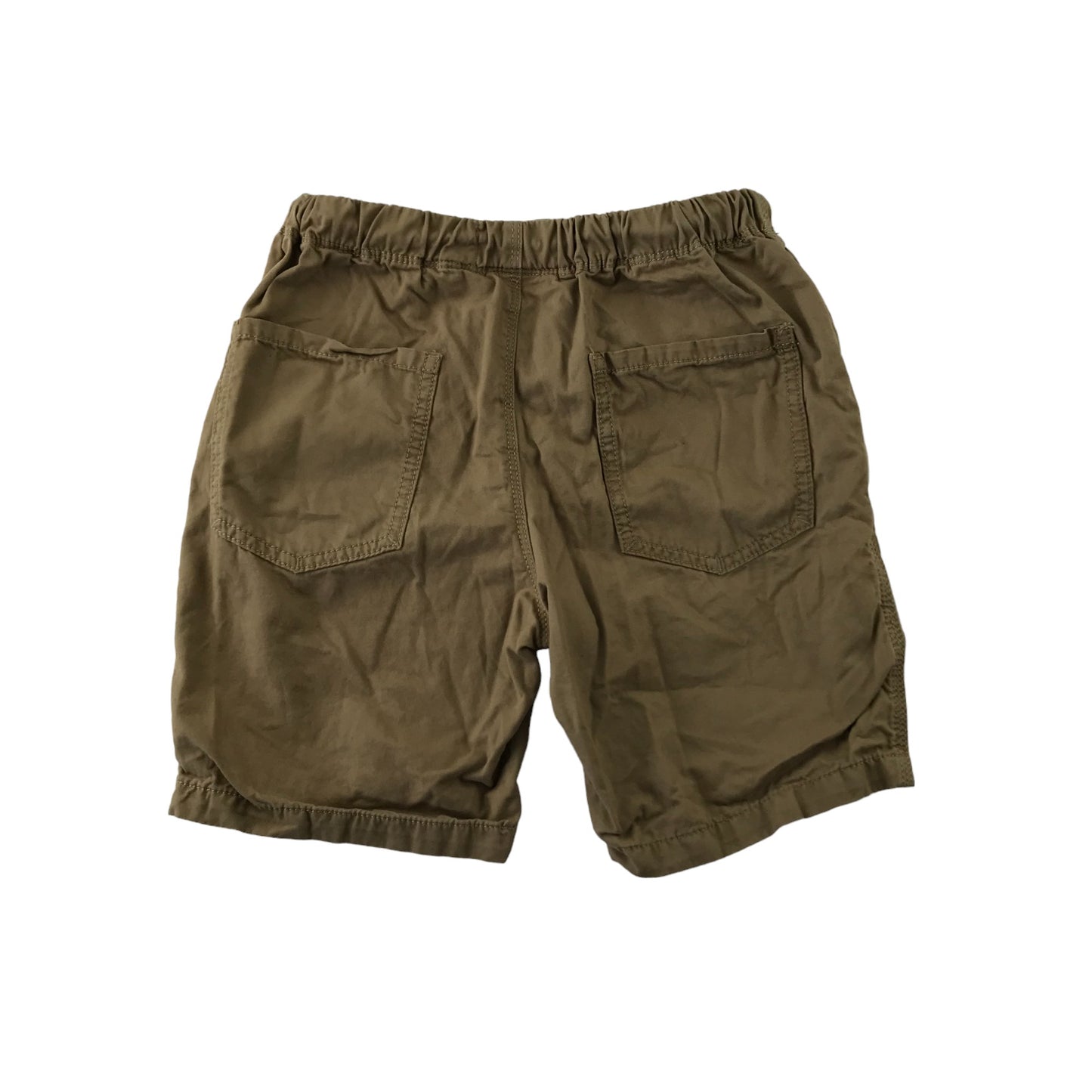 Next Shorts Age 9 Beige Plain Pull Up Cotton