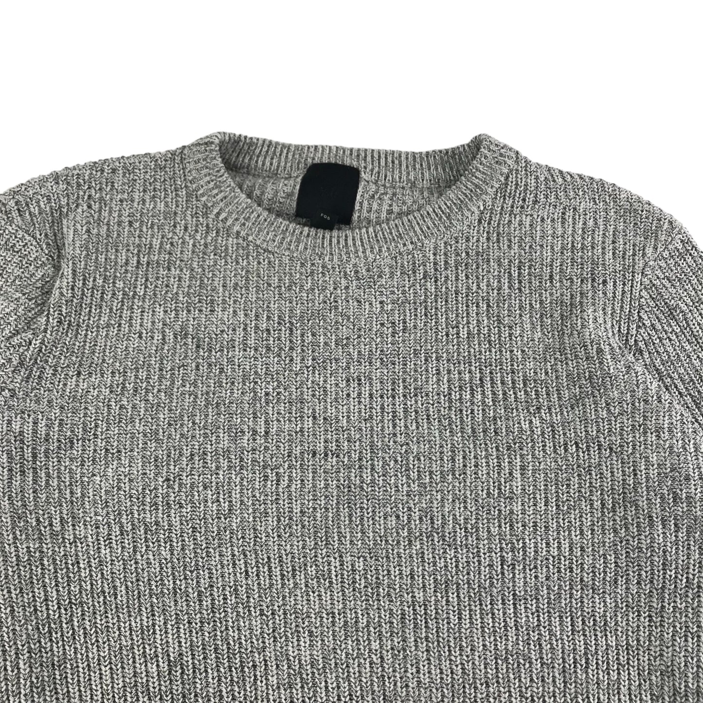 H&M Jumper Men's Size M Grey Plain Knit