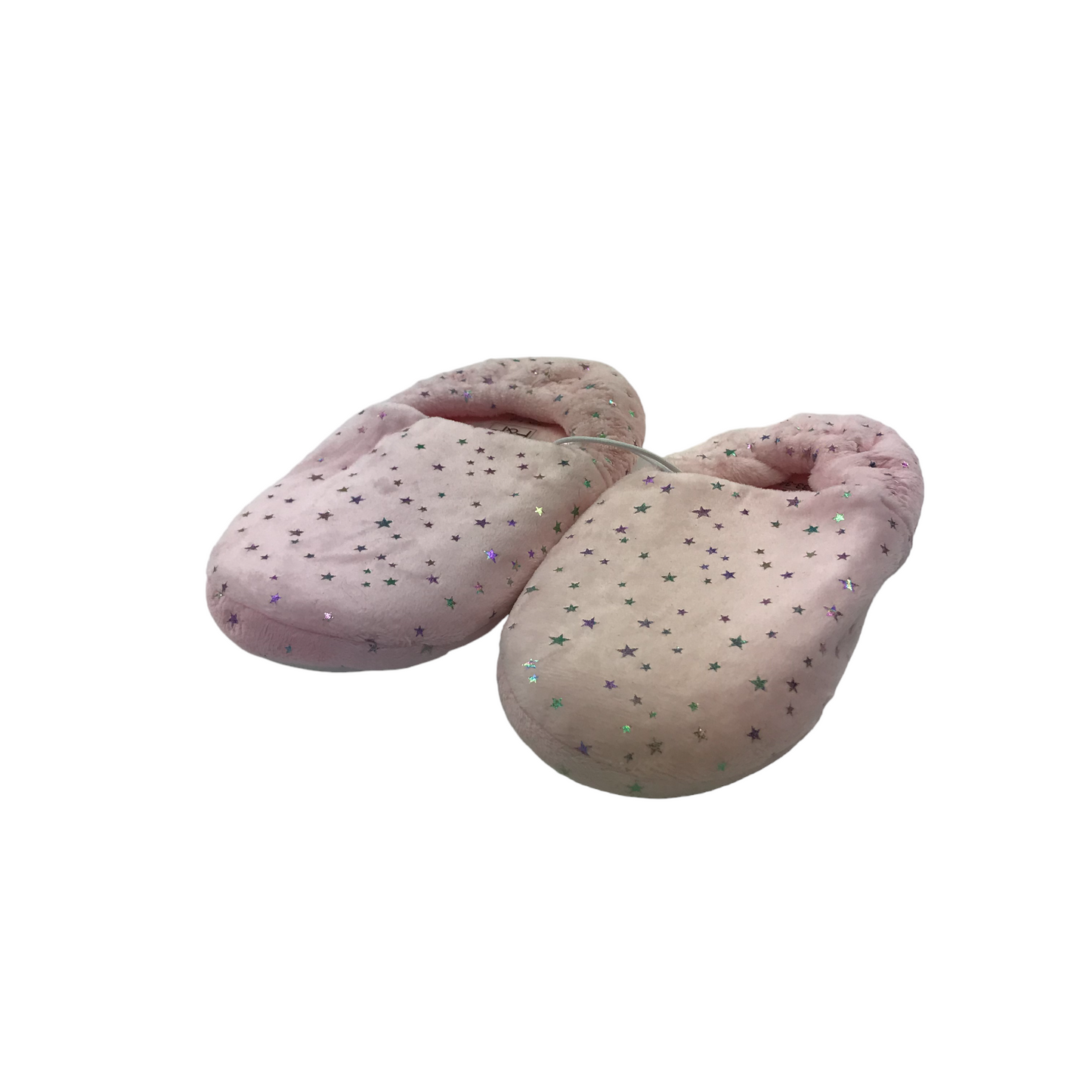 F&F Pink Starry Slippers Shoe Size 1