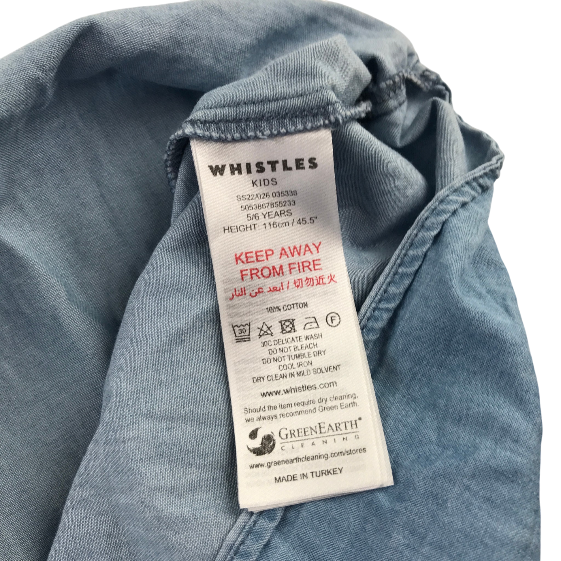 Preloved Whistles top for kids