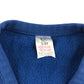Burnside Primary Navy Blue Cardigan Jersey Material