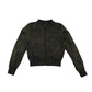 Brave Soul light jacket women's XS dark khaki bomber style cuffed arms and waist camo