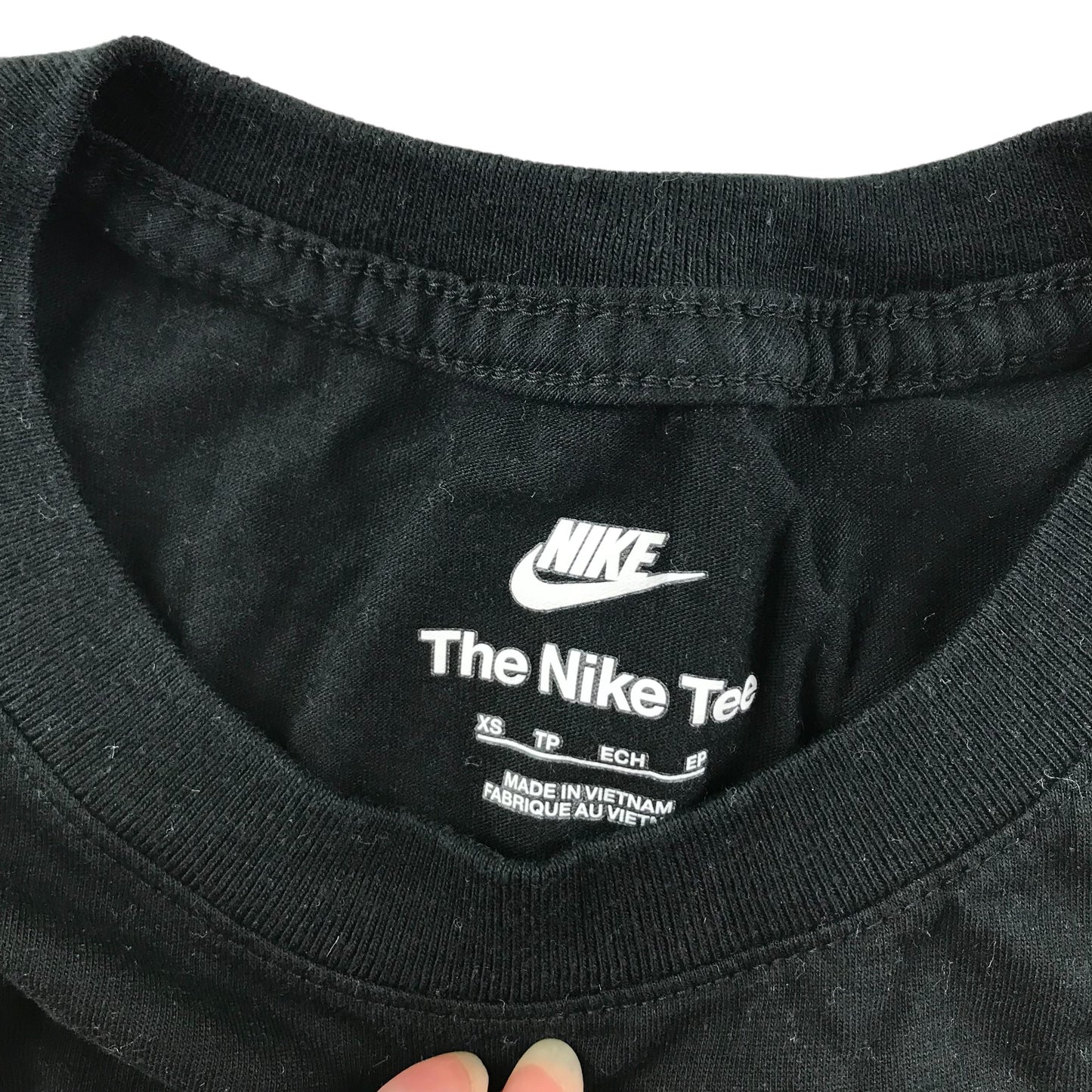 Nike Air T-Shirt Adult XS Black With Nike Air Cloud Print