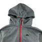 Trespass jacket 9-10 years grey with red detailing waterproof hard shell warm fleece lining