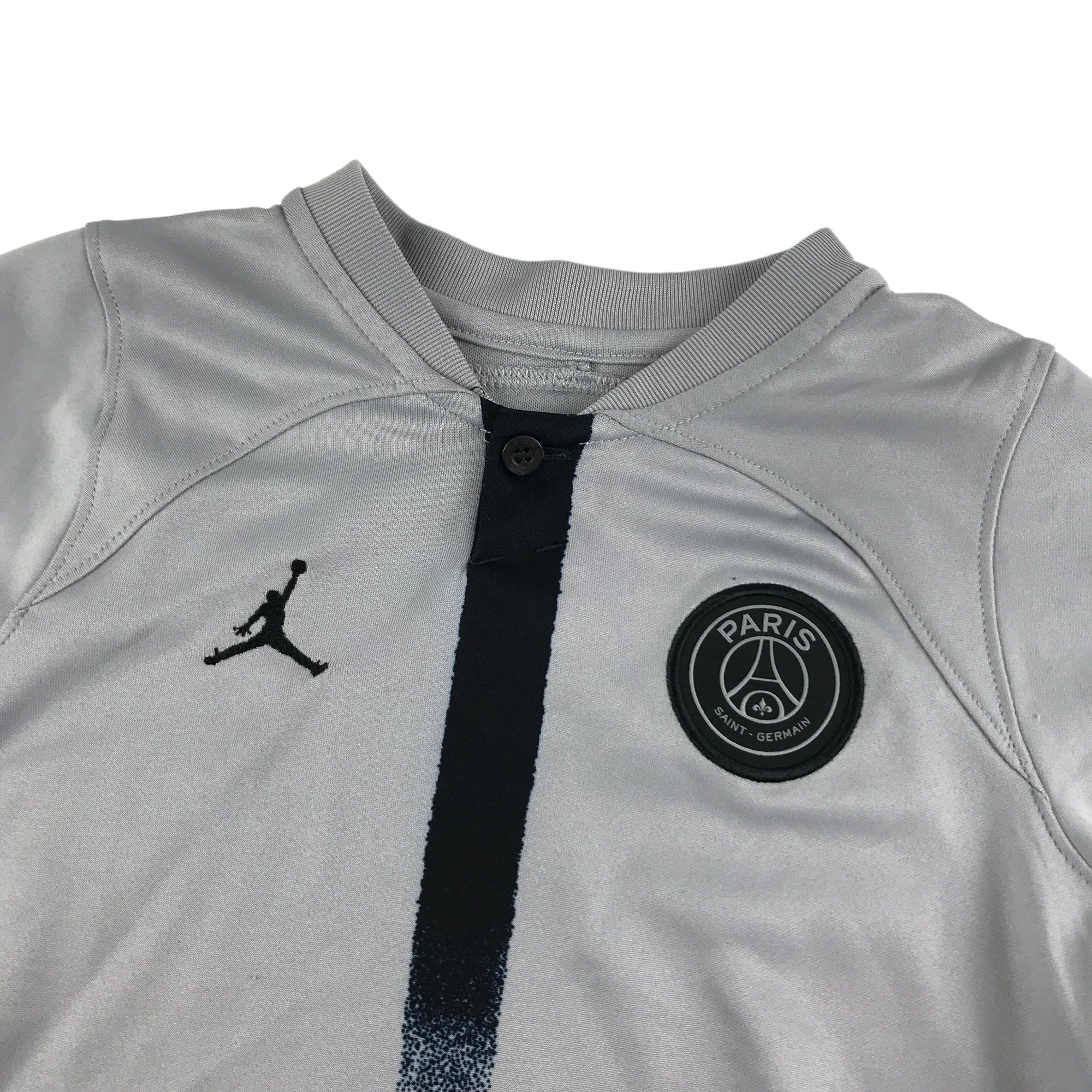 Air Jordan Paris Saint Germain 22 23 Away Football Strip Age 5 Grey