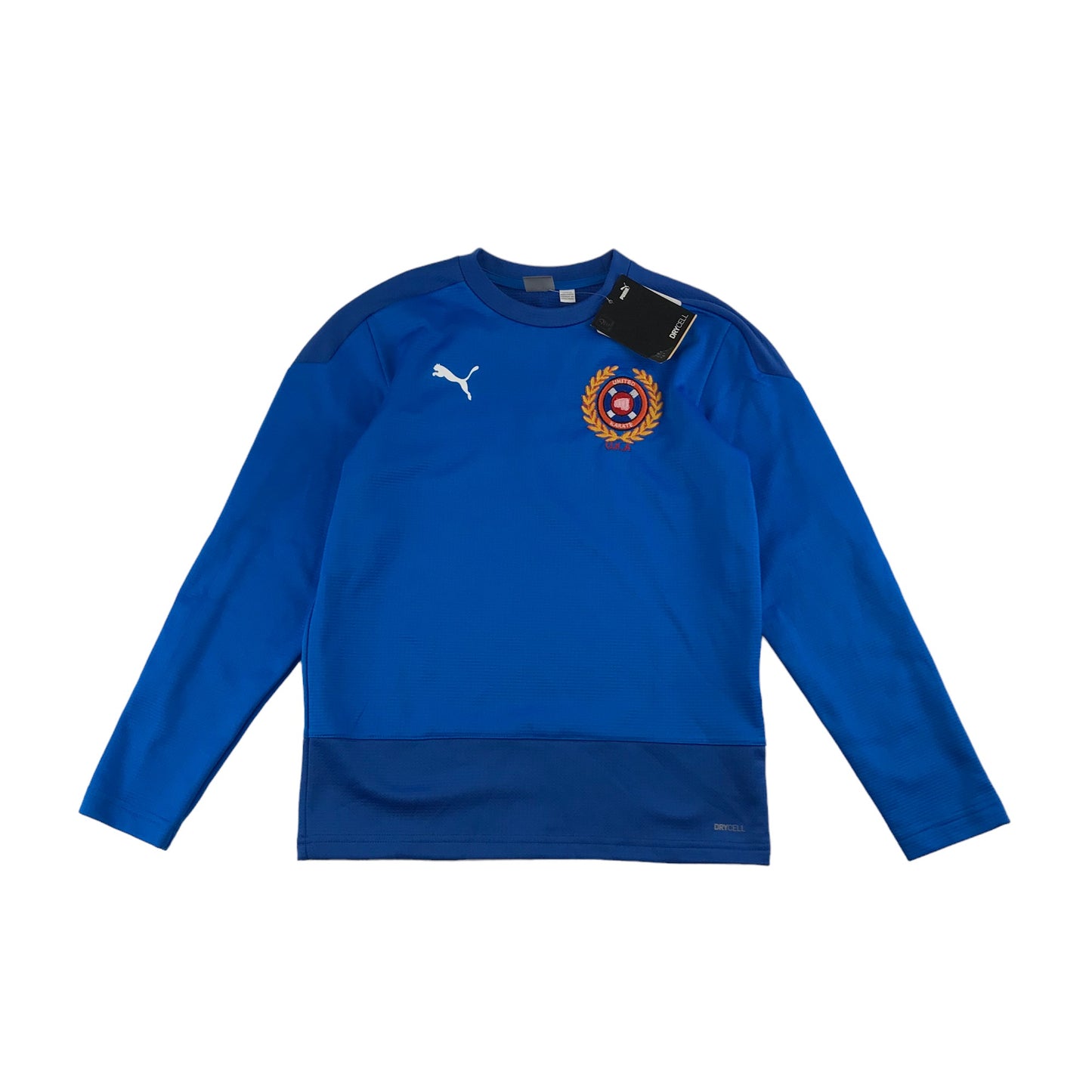 Puma United Karate Sweater Age 11 Royal Blue Long Sleeve