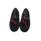Boden Navy and Red Leather Loafer Slippers Shoe Size 13.5 jr