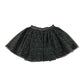 Tu skirt years black graphic spot pattern mesh