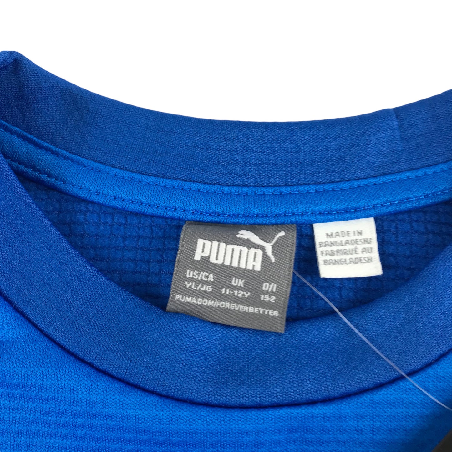 Puma United Karate Sweater Age 11 Royal Blue Long Sleeve