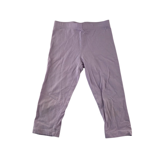 H&M leggings 5-6 years lilac plain cropped