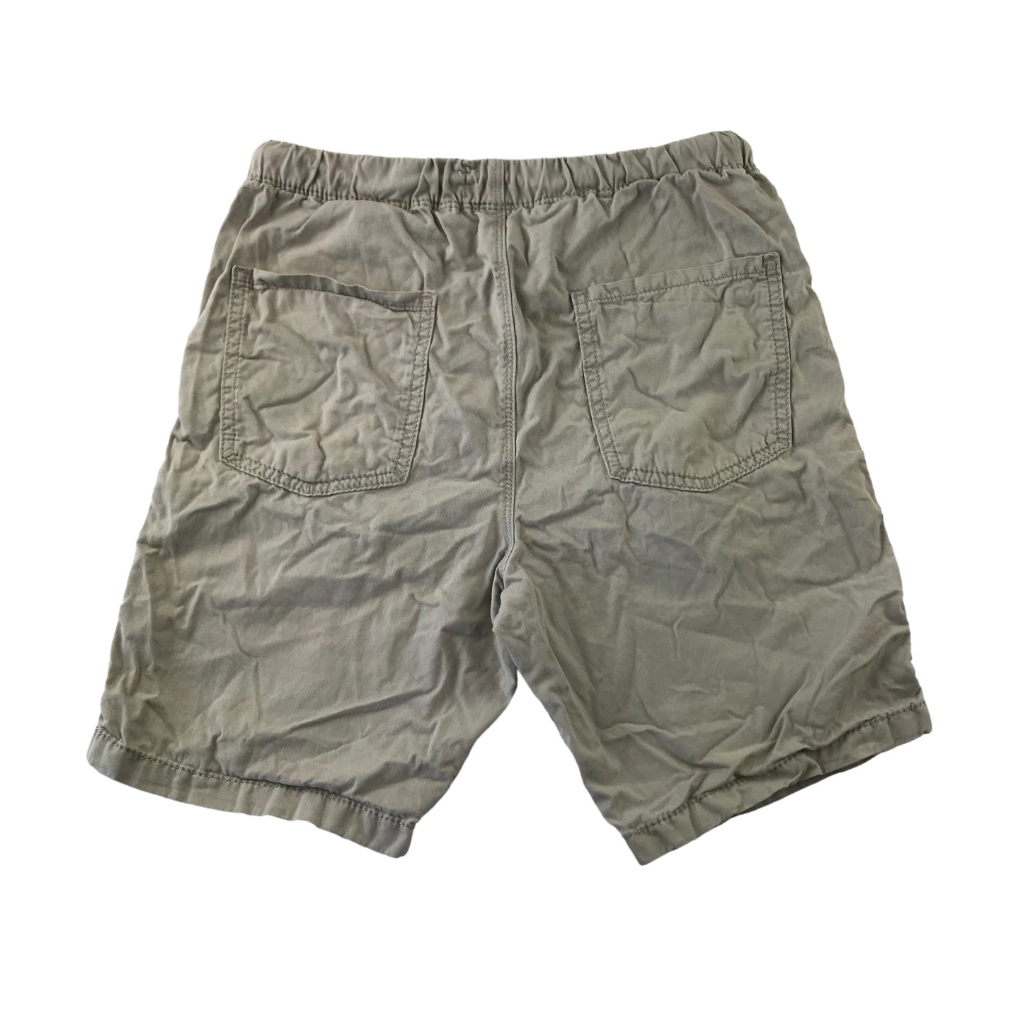 Next Shorts Age 11 Beige Plain Pull Up