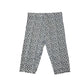 George leggings 5-6 years white and black animal print cropped