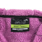 Trespass jacket 9-10 years grey soft shell warm pink fluffy lining interior
