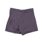F&F leggings 7-8 years pink and navy stripy cropped