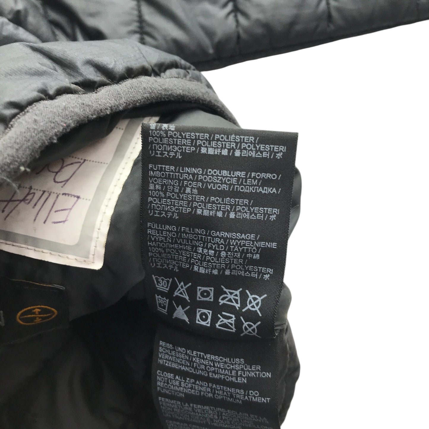 Jack Wolfskin jacket 7-8 years black warm lining puffer waterproof