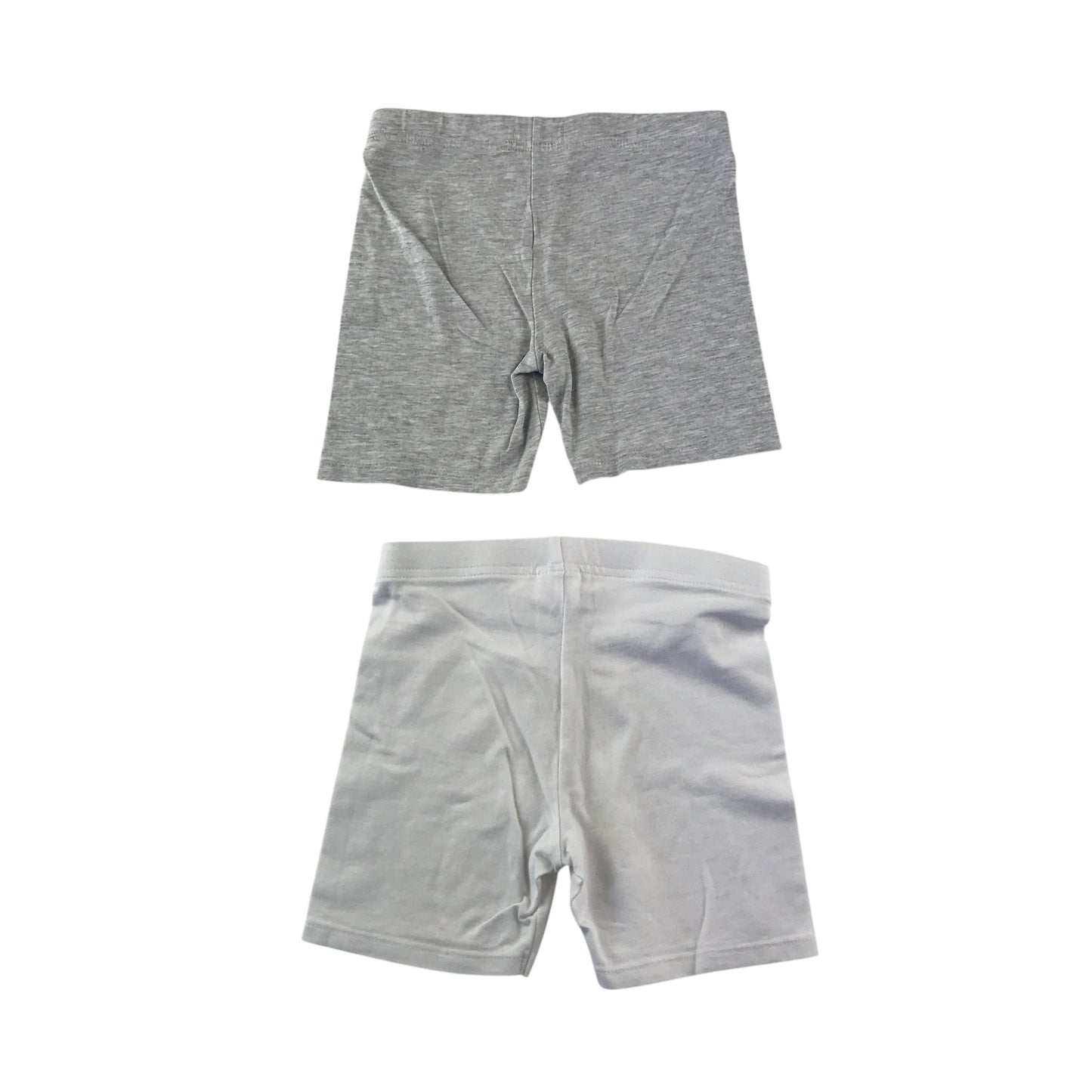 F&F leggings 6-7 years white and grey plain cropped bundle