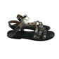 Lilley sandals shoe size 13 junior black with clear straps