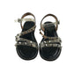 Lilley sandals shoe size 13 junior black with clear straps