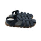 Matalan sandals shoe size 12 junior blue straps gripped soles