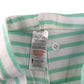 F&F leggings 6-7 years mint and white stripy cropped