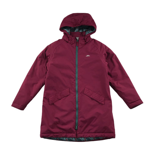 Trespass jacket 7-8 years pink warm floral lining waterproof