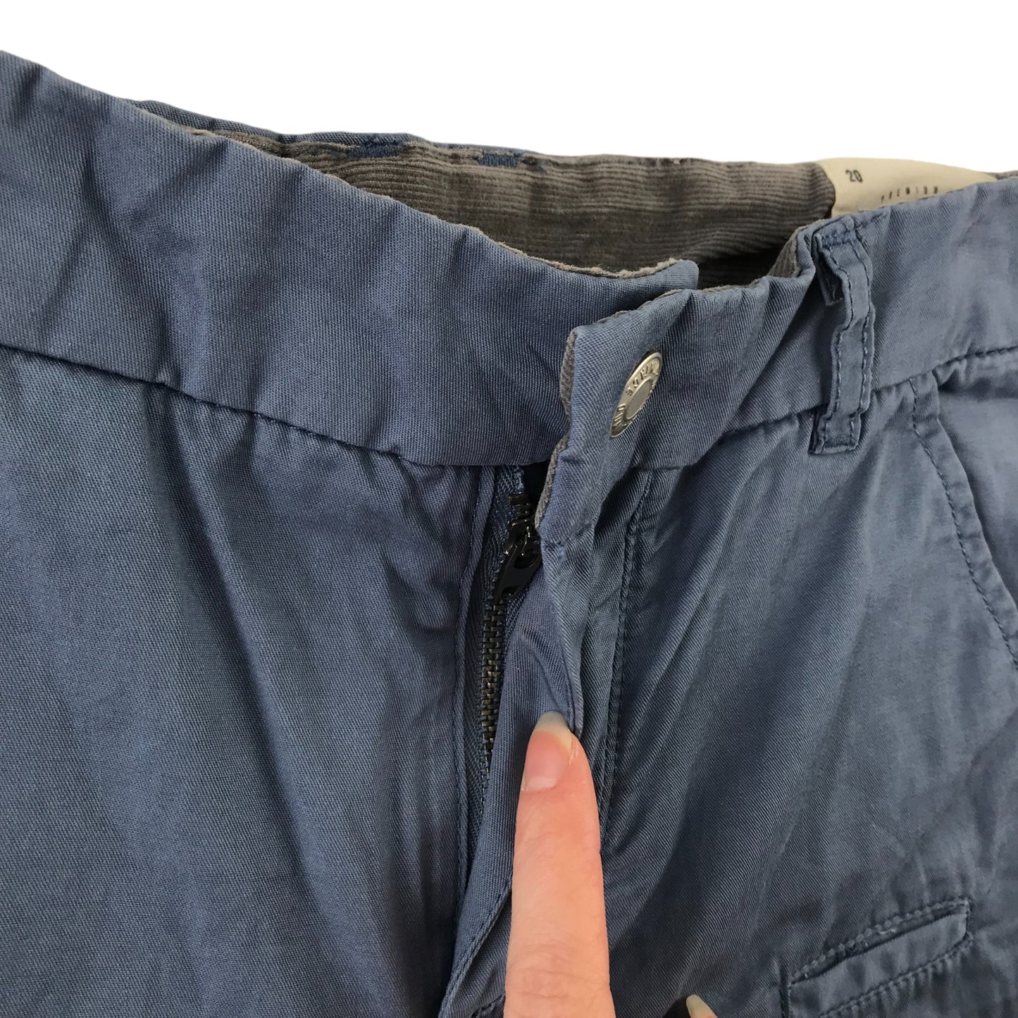 Ouch Shorts Age 12 Blue Chino Style