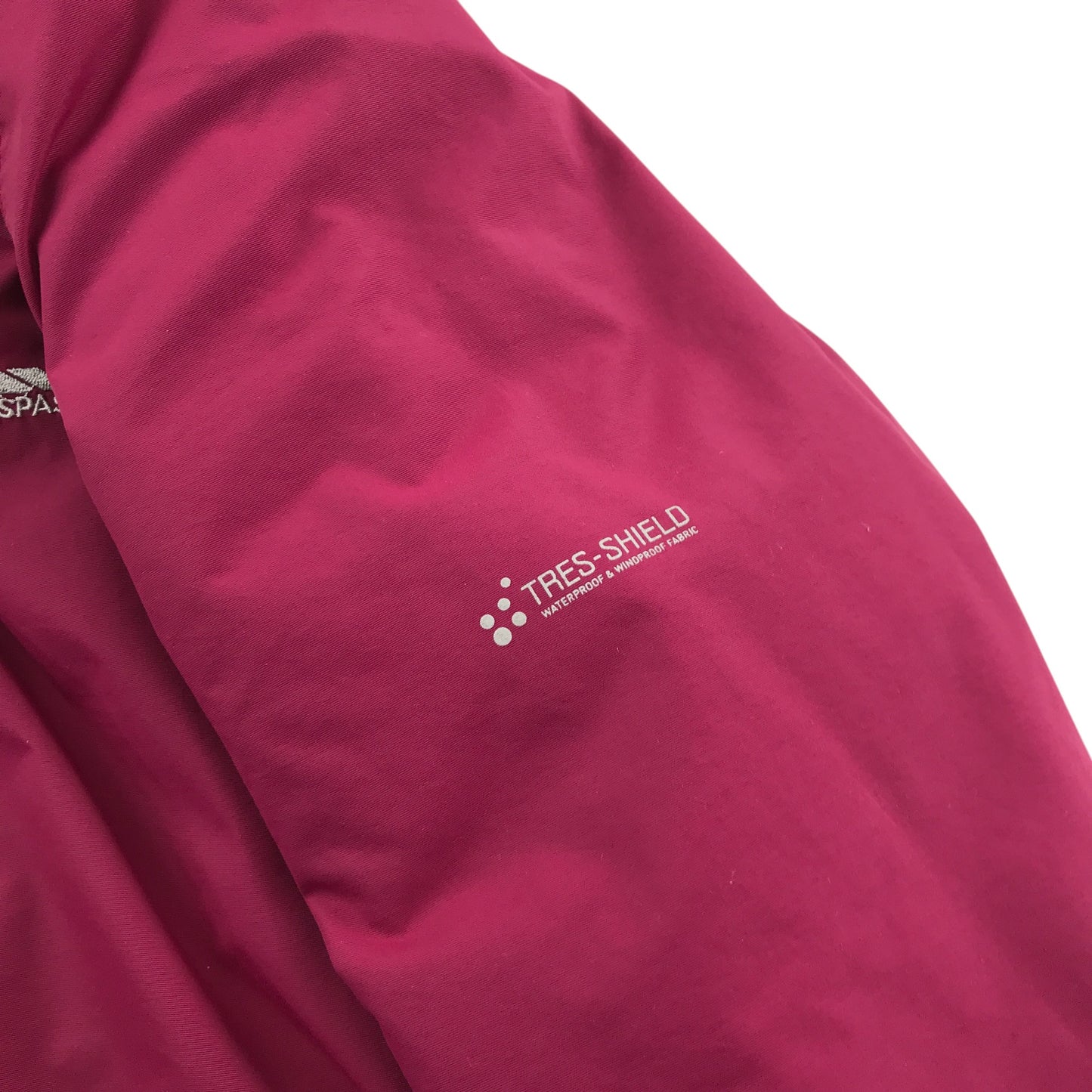Trespass jacket 7-8 years pink warm floral lining waterproof
