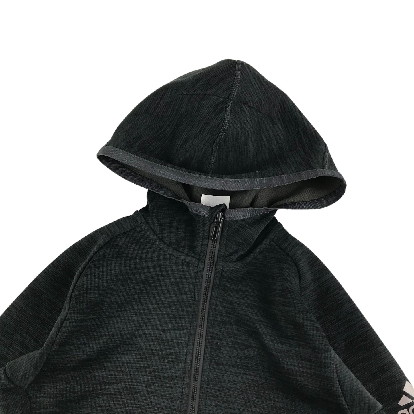 Adidas Hoodie Age 7 Grey Sporty Full zipper