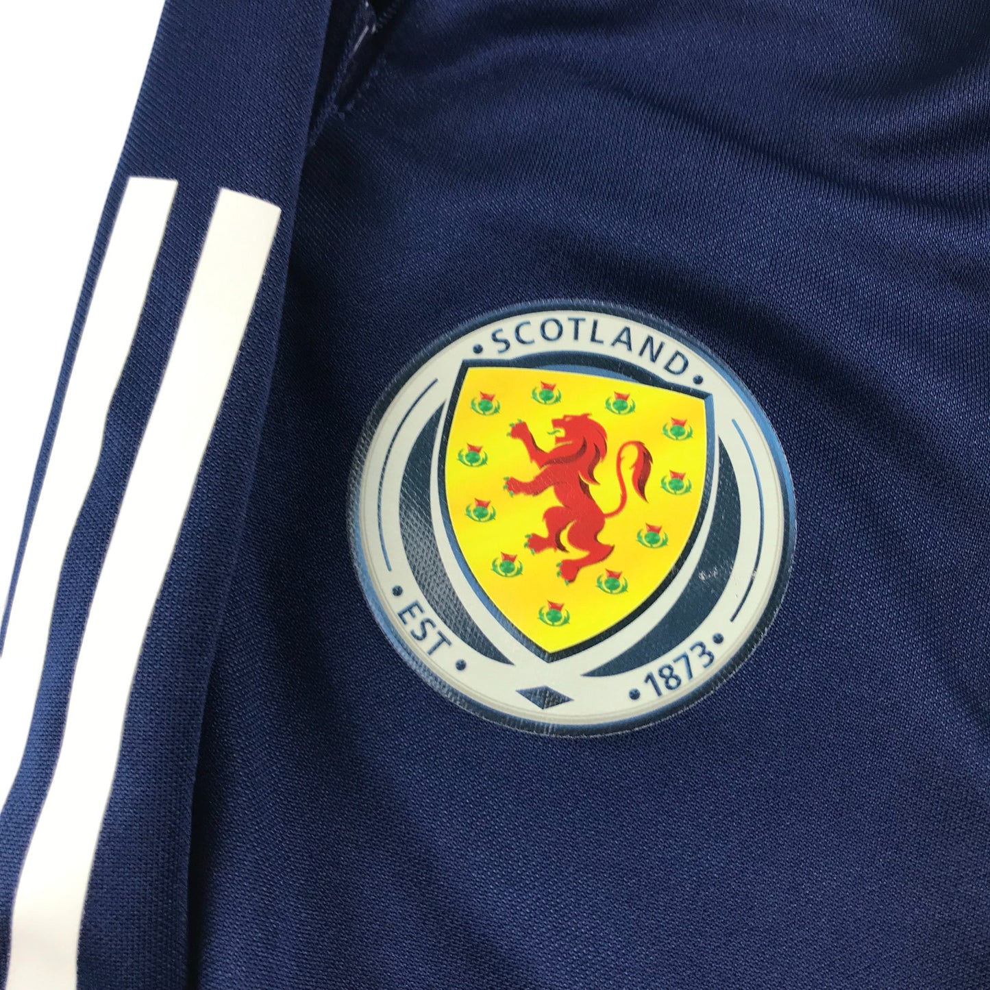 Adidas Sports Joggers Adult S Navy With 3 Stripes and Logos Scotland National Football Team