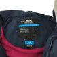Trespass jacket 7-8 years navy with pink warm fleece lining parka waterproof