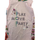 Monsoon hoodie 5-6 years light pink Play move Party sleeveless long sporty top