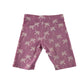 M&S leggings 6-7 years pink palm tree print cropped