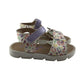 Nutmeg sandals shoe size 11 junior white animal print straps with cat face