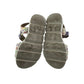 Nutmeg sandals shoe size 11 junior white animal print straps with cat face