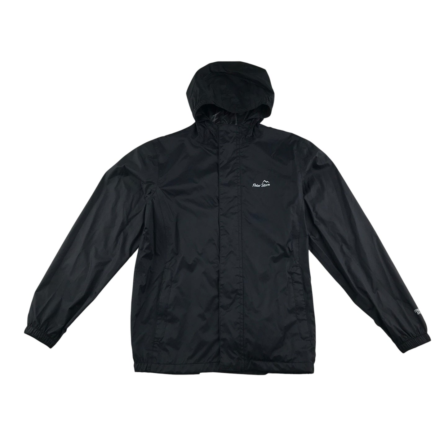 Peter Storm light jacket 11-12 years black plain light weight shower proof