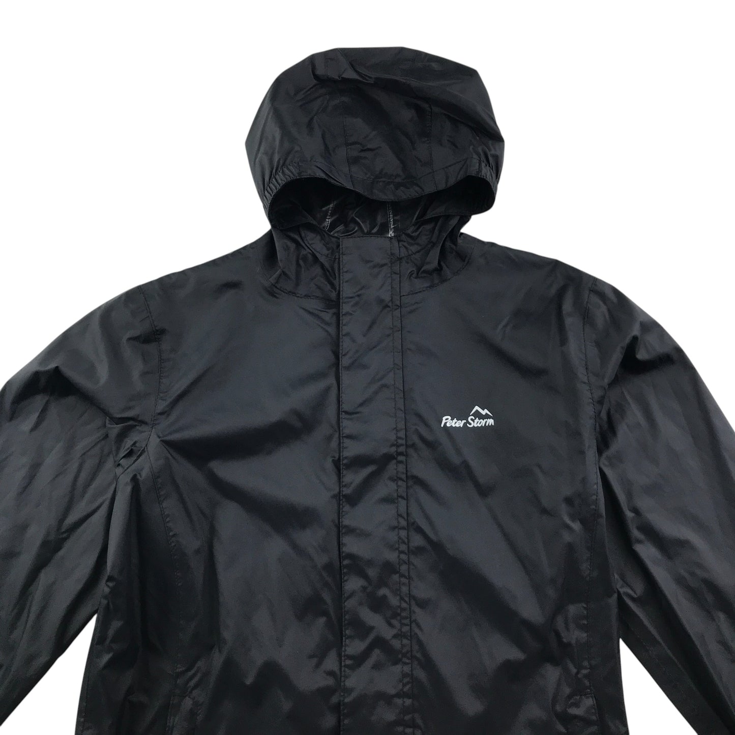 Peter Storm light jacket 11-12 years black plain light weight shower proof
