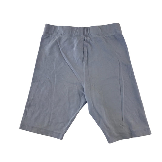 Nutmeg leggings 7-8 years blue plain cropped