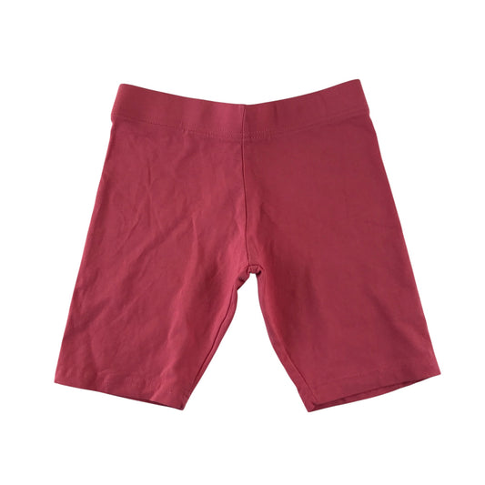 Nutmeg leggings 7-8 years pink plain cropped