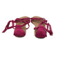 Very sandals shoe size 12 junior pink straps twisted design
