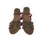 Very sandals shoe size 12 junior pink straps twisted design