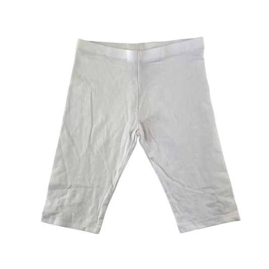 Next leggings 7-8 years white plain cropped