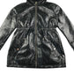 River Island Raincoat 11-12 years black shinny warm lining