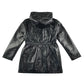 River Island Raincoat 11-12 years black shinny warm lining