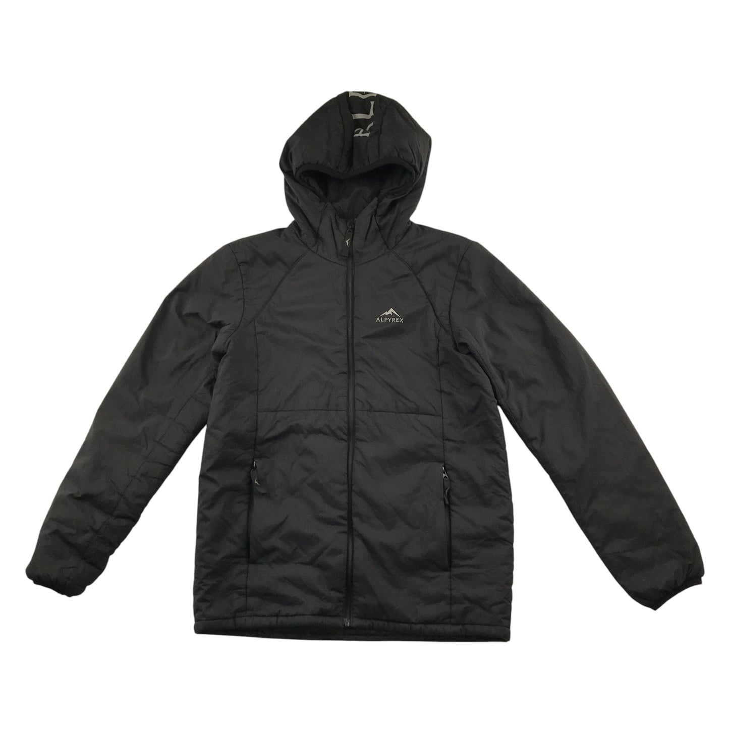 Alpyrex Light Jacket 14-16 years black plain full zipper