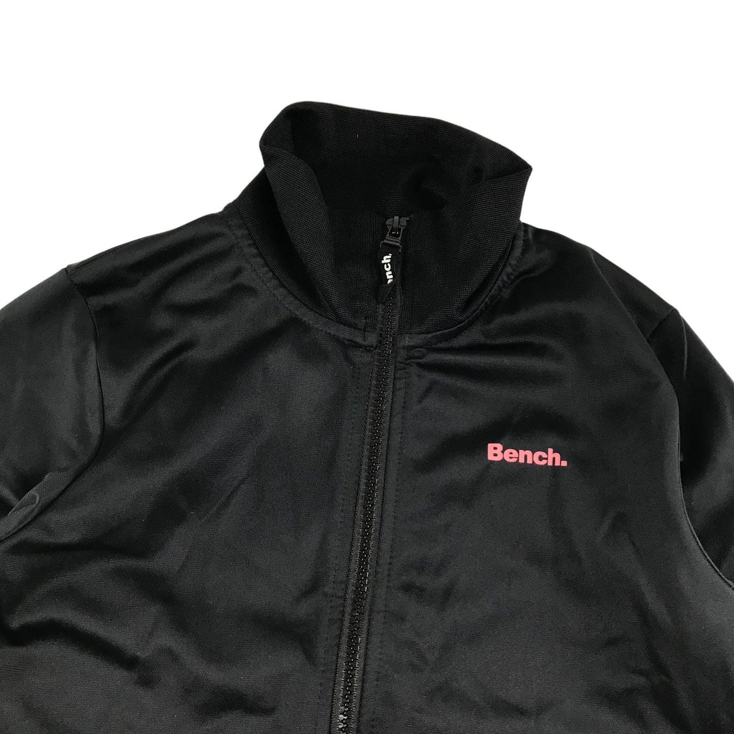 Bench. Sweater Age 9 Black Full Zipper Track Top