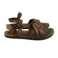 Next sandal shoe size 3 brown straps and sole interwoven design