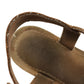 Next sandal shoe size 3 brown straps and sole interwoven design