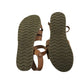 Next sandal shoe size 3 brown straps and sole interwoven design