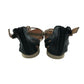Fullstop sandal shoe size 12 junior brown animal print straps and sole