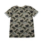 National History Museum t-shirt 7-8 years grey dinosaur design print
